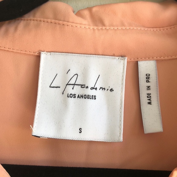 NWOT L’Academie Revolve The Safari Lace Up Blouse - Picture 7 of 8